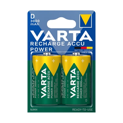 Varta BAT0333 Baterie nabíjecí Recharge Accu Power HR20, 3000 mAh, 2 ks