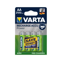 Varta BAT0253 Baterie nabíjecí AA,Ni-Mh, 2100mAh, 1,2 V, 4 ks 