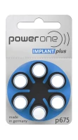 Varta BAT0278 Baterie do naslouchadel Power One Implant Plus 675, 6 ks