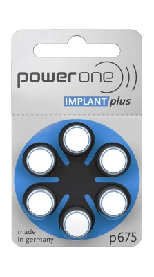 Varta BAT0278 Baterie do naslouchadel Power One Implant Plus 675, 6 ks