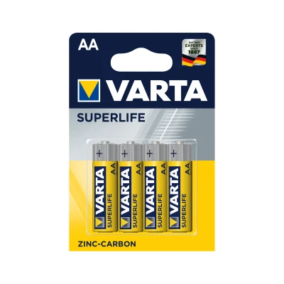 Varta BAT0247 Baterie zinkouhlíková Heavy Duty AA, R06, 1,5 V, blistr 4 ks