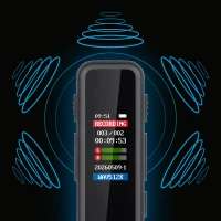 Kruger&Matz KM0951 Digitální diktafon, USB, 8 GB, černý