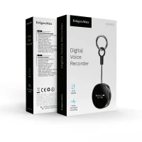 Kruger&Matz KM0952 Digitálny diktafón s LCD displejom, 8 GB, čierny