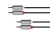 Kruger&Matz KM1209 Audio kabel 2x RCA - 2x RCA, 1,8 m, Basic