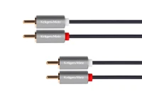 Kruger&Matz KM1213 Audio kabel 2 x RCA - 2 x RCA, 1 m, Basic