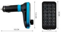 ISO 4914 Transmitter FM MP3, Bluetooth, LINE-IN, USB nabíječka