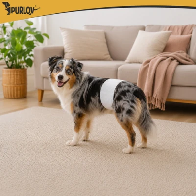 Purlov 27792 Inkontinenční pleny pro psy M/L, 12 ks (46 - 60 cm)