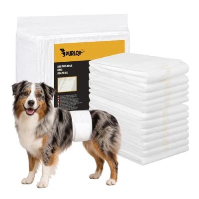 Purlov 27792 Inkontinenční pleny pro psy M/L, 12 ks (46 - 60 cm)