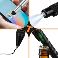 Bigstren 27847 Multifunkčné pero 9 v 1, čierne