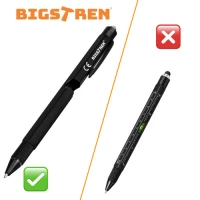 Bigstren 27847 Multifunkčné pero 9 v 1, čierne