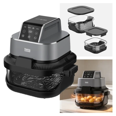 Teesa TSA8090 Fritéza s horúcim vzduchom Glass Air Fryer 4 l / 1,5 l, 1500 W