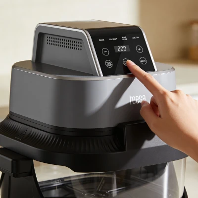 Teesa TSA8090 Fritéza s horúcim vzduchom Glass Air Fryer 4 l / 1,5 l, 1500 W