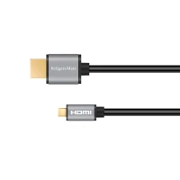 Kruger&Matz KM1238 Propojovací kabel HDMI - Micro HDMI 1,8 m, Basic