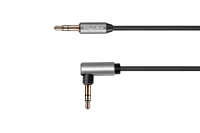 Kruger&Matz KM1243 Audio kabel Jack 3,5 mm (úhlový) - Jack 3,5 mm (rovný), 1,8 m