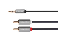 Kruger&Matz KM1216 Audio kabel Jack 3,5 mm stereo - 2x RCA, 3 m