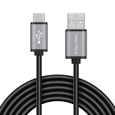 Kruger&Matz KM1239 Kabel USB-A - USB-C, 1 m, Basic