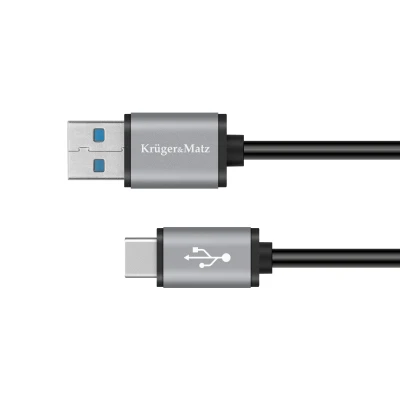Kruger&Matz KM1244 Kabel USB 3.0 - USB-C, 5 Gb/s, 1 m, Basic