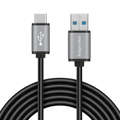 Kruger&Matz KM1244 Kabel USB 3.0 - USB-C, 5 Gb/s, 1 m, Basic