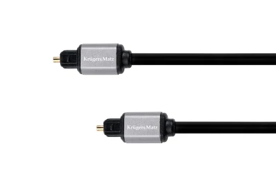 Kruger&Matz KM1223 Optický kabel Toslink - Toslink, 2 m, Basic