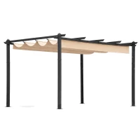 MultiGarden Zahradní pergola s ocelovou konstrukcí 3 x 4 m
