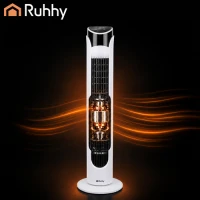Ruhhy 27833 Stojanový ventilátor s diaľkovým ovládaním, 83 cm, biely