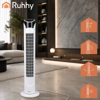 Ruhhy 27833 Stojanový ventilátor s diaľkovým ovládaním, 83 cm, biely