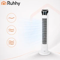 Ruhhy 27833 Stojanový ventilátor s diaľkovým ovládaním, 83 cm, biely