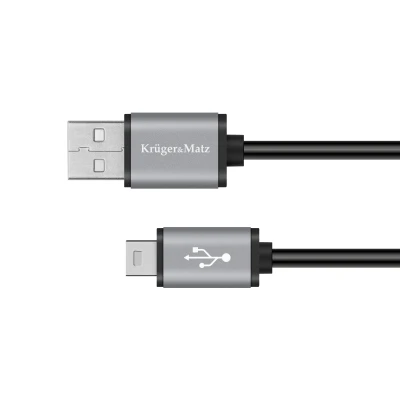 Kruger&Matz KM1241 Kabel USB 2.0 - mini USB, 1 m, Basic
