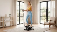 Rebel RBA-3229 Mini stepper s LCD displejem, nosnost 100 kg