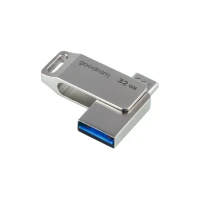 Goodram TGD-ODA30320 Flash disk USB + USB-C, 32GB, stříbrný