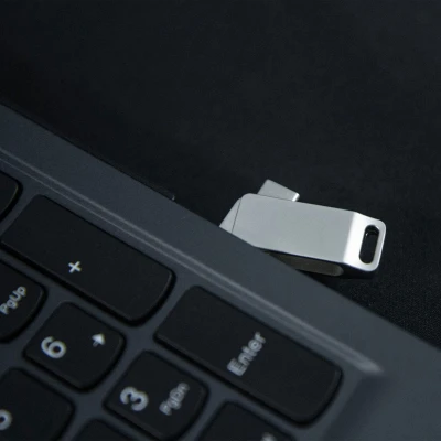 Goodram TGD-ODA30320 USB flash disk + USB-C, 32 GB, strieborný