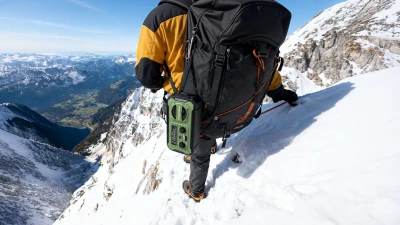 Kruger&Matz KM0837 Solární rádio s powerbankou 10 000 mAh, SOS alarm, LED svítilna, zelené