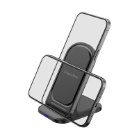 Kruger&Matz KM0858 Skladateľná bezdrôtová nabíjačka Qi 15 W, čierna