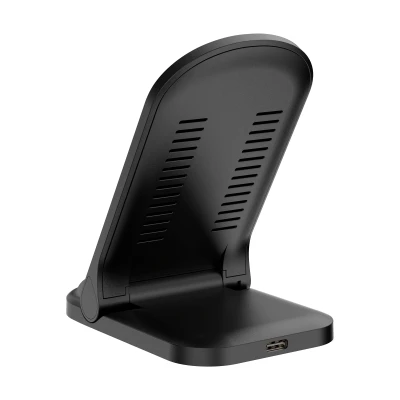 Kruger&Matz KM0858 Skladateľná bezdrôtová nabíjačka Qi 15 W, čierna