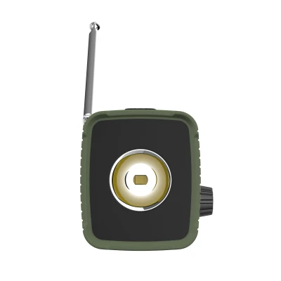 Kruger&Matz KM0836 Solární rádio s powerbankou 5000 mAh, SOS alarm, LED svítilna, zelené