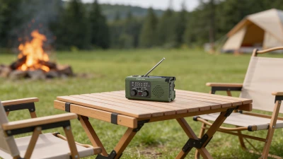 Kruger&Matz KM0836 Solární rádio s powerbankou 5000 mAh, SOS alarm, LED svítilna, zelené