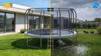 Rebel RBA-8003 Trampolína Active PRO 366 cm + ochranná sieť + rebrík