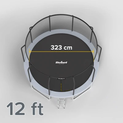 Rebel RBA-8003 Trampolína Active PRO 366 cm + ochranná sieť + rebrík