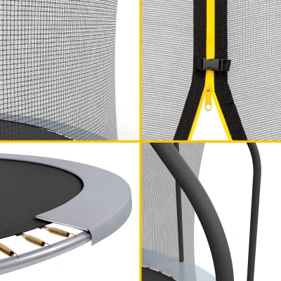Rebel RBA-8003 Trampolína Active PRO 366 cm + ochranná sieť + rebrík