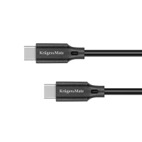 Kruger&Matz KM1260 Kábel USB-C - USB-C, 100 W, 1 m, Basic