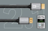 Kruger&Matz KM1265 Kabel Ultra High Speed HDMI 2.1, 8K, 1,8 m