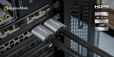 Kruger&Matz KM1265 Kabel Ultra High Speed HDMI 2.1, 8K, 1,8 m