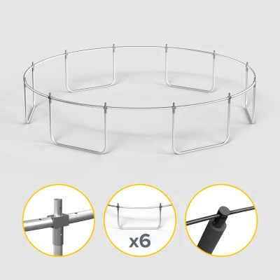 Rebel RBA-8004 Trampolína Active PRO 427 cm + ochranná síť + žebřík