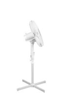 Teesa TSA8022 Stojanový ventilátor, 3 rychlosti, výška 105 - 123 cm, bílý