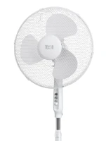 Teesa TSA8022 Stojanový ventilátor, 3 rychlosti, výška 105 - 123 cm, bílý