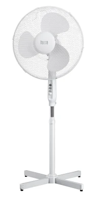 Teesa TSA8022 Stojanový ventilátor, 3 rychlosti, výška 105 - 123 cm, bílý