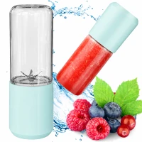 Verk 07337 Přenosný smoothie mixér s nádobou 400 ml, 150 W, modrý