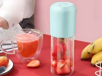 Verk 07337 Přenosný smoothie mixér s nádobou 400 ml, 150 W, modrý