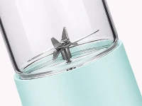 Verk 07337 Přenosný smoothie mixér s nádobou 400 ml, 150 W, modrý