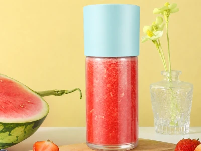 Verk 07337 Přenosný smoothie mixér s nádobou 400 ml, 150 W, modrý
